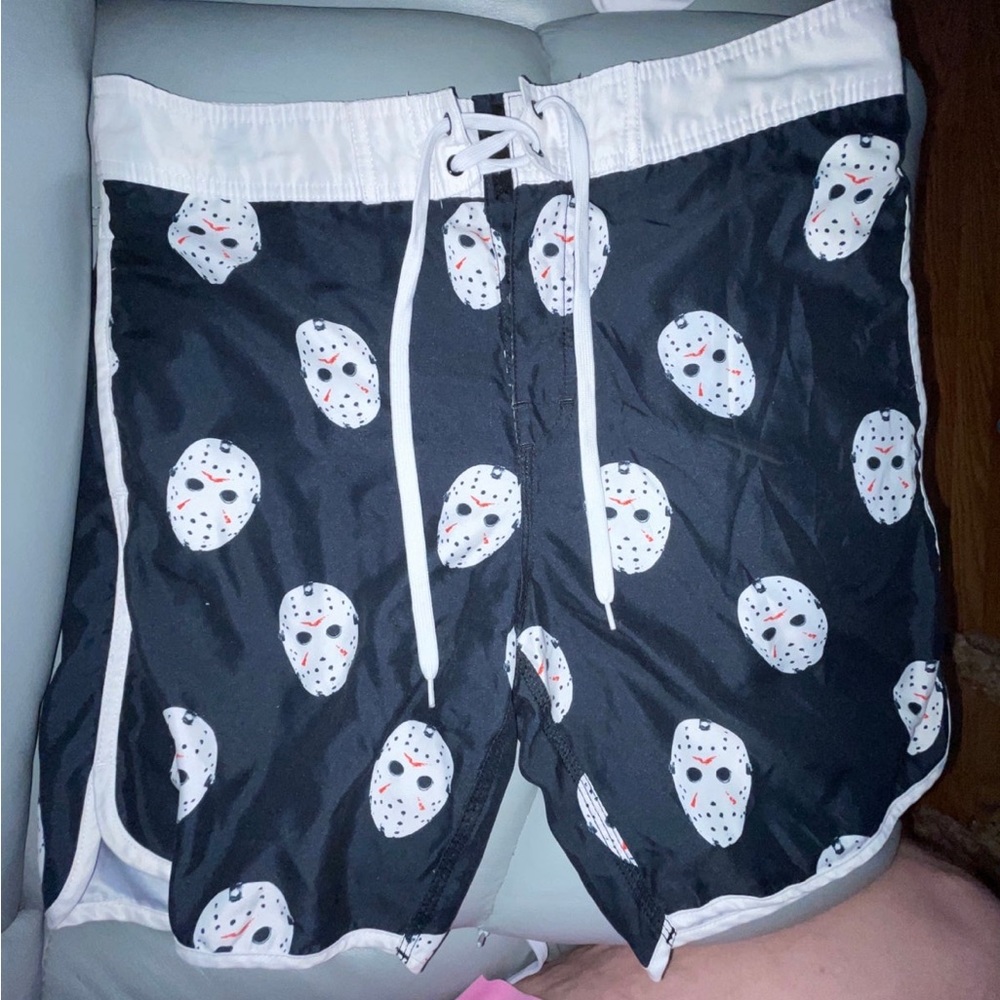 Friday the 13th swim trunks